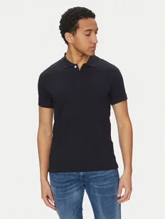 Geox Polo M5510W T3236 F1624 Granatowy Regular Fit - Koszulki męskie - miniaturka - grafika 1