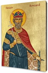 Ikona świętego Ryszarda z Wessex - Ikony i obrazy sakralne - miniaturka - grafika 1