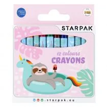 Kredki woskowe 12 kolorów Koala STARPAK 536294 - Przybory szkolne - miniaturka - grafika 1