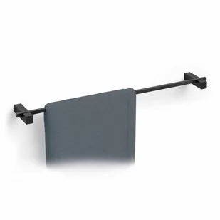 Reling łazienkowy Zack Carvo czarny 65 cm kod: ZACK-40502 - Wieszaki łazienkowe - miniaturka - grafika 1