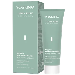 YOSKINE Japan Pure Intensywny Peeling Szafirowa Mikrodermabrazja 75ml - Peelingi i scruby do twarzy - miniaturka - grafika 1