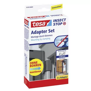 tesa Adapter Do Ram Aluminiowych Comfort 55193-00003-00 Antracyt 55193-00003-00 - Moskitiery - miniaturka - grafika 1