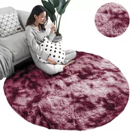 Dywany - Dywan okrągły Ombre Strado 160x160 OmbreRed (Czerwony) - miniaturka - grafika 1