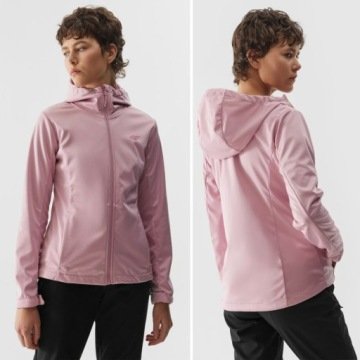Kurtka Damska 4F Przejściowa Softshell Sportowa Przeciwdeszczowa Wiosenna