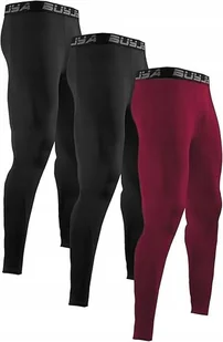 Męskie Spodnie Kompresyjne Legginsy Szybkoschnące Sportowe Do Biegania Xl - Dresy męskie - miniaturka - grafika 1