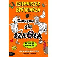 Literatura popularno naukowa dla młodzieży - Dzienniczek spryciarza Zaczyna się szkoła - miniaturka - grafika 1