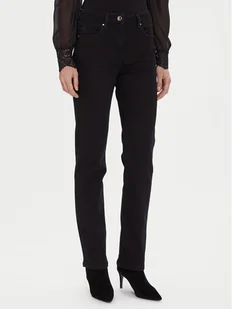Morgan Spodnie materiałowe 252-PASCAL2 Czarny Regular Fit - Spodnie damskie - miniaturka - grafika 1