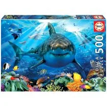 G3 Puzzle 500 Żarłacz biały Nowa - Puzzle - miniaturka - grafika 1