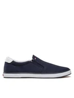 Trampki męskie - Tommy Hilfiger Tenisówki Harlow 2D FM0FM00597 Granatowy - miniaturka - grafika 1