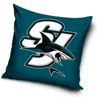 Gadżety dla kibiców - Poduszka Official Merchandise  NHL San Jose Sharks SJ Blue - miniaturka - grafika 1