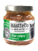 Mokra karma dla kotów - Basttet'o Holistic filet cielęcy w galerecie dla kotów 130g - miniaturka - grafika 1