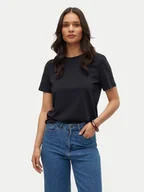 Koszulki i topy damskie - Vero Moda T-Shirt Paulina 10316991 Czarny Regular Fit - miniaturka - grafika 1