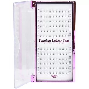 Wonder Lashes Rzęsy Premium 4D Volume Fans C, 8mm - Sztuczne rzęsy i akcesoria - miniaturka - grafika 1