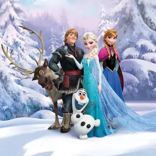 Komar Fototapeta Frozen Winterland, 184x254 cm, niebieska - Tapety - miniaturka - grafika 1