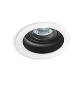 Lampy sufitowe - Azzardo IBIZA GM2114 WH/BK Oczko sufitowe - miniaturka - grafika 1