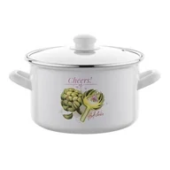 Garnki - Garnek emaliowany Pyza Arti z pokrywką 16 cm 2,2 l - miniaturka - grafika 1