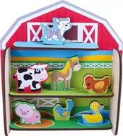 Układanki dla dzieci - Small Foot Design układanka Farma - miniaturka - grafika 1
