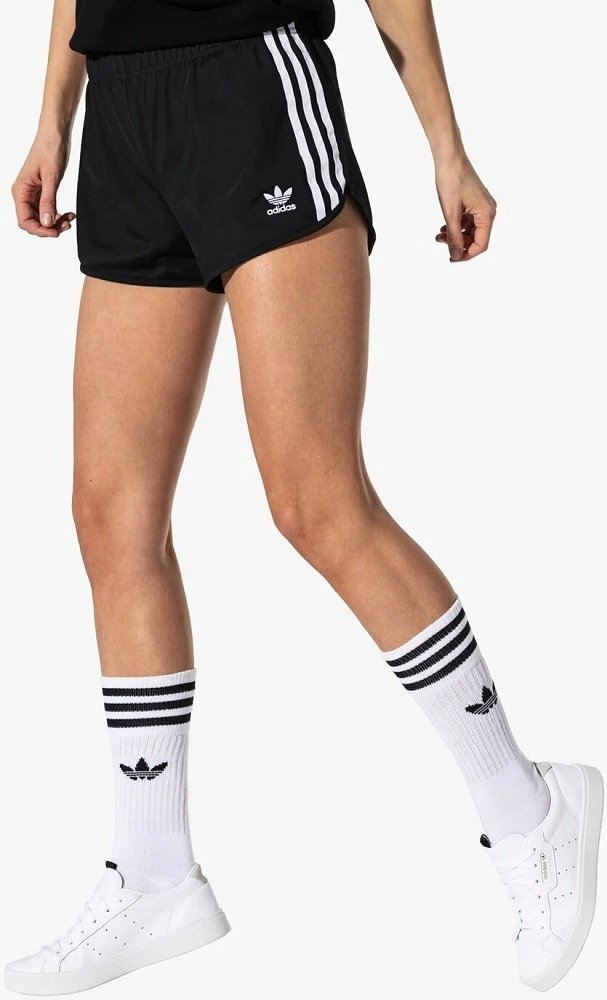 48 SPODENKI SZORTY ADIDAS CZARNE DAMSKIE DV2555