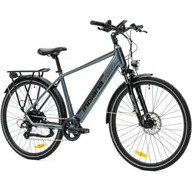 Rowery elektryczne - Rower elektryczny INDIANA E-Trekking M20 28 cali Grafitowo-czarny - miniaturka - grafika 1