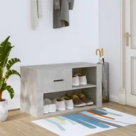 Szafki na buty - Szafka na buty, szarość betonu, 80x35x45 cm - miniaturka - grafika 1