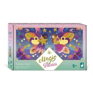 Prace ręczne dla dzieci - Janod Zestaw kreatywny Magiczny brokat Wróżki Magic Fairies 5+ - miniaturka - grafika 1
