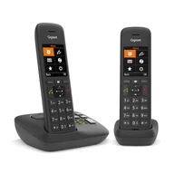 Telefony stacjonarne - Gigaset C575A Duo Telefon analogowy/DECT Nazwa i identyfikacja dzwoniącego Czarny - miniaturka - grafika 1
