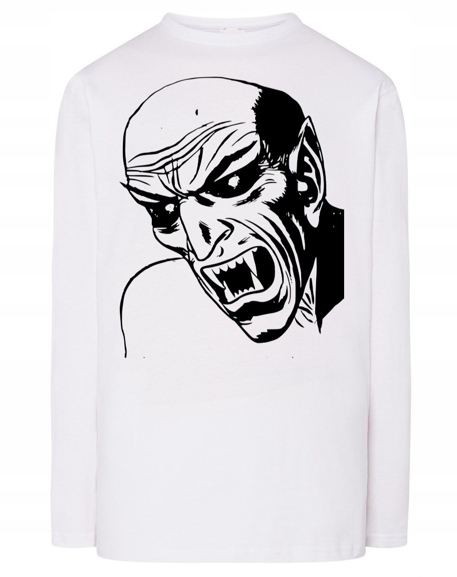 Longsleeve męski nadruk WAMPIR r.S