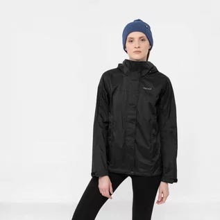 Kurtki damskie - Damska kurtka trekkingowa MARMOT PreCip Eco Jacket - czarna - grafika 1