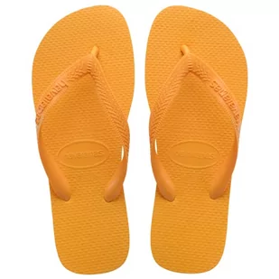 Havaianas Klapki męskie/damskie logo brazylijskie, Pomarańczowy cytrus - Klapki i japonki męskie - miniaturka - grafika 1