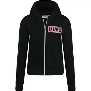 HUGO KIDS Bluza | Regular Fit - Bluzy dla dziewczynek - miniaturka - grafika 1