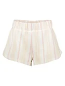 Spodenki damskie - Roxy Szorty w kolorze beżowo-białym - miniaturka - grafika 1