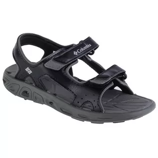 Buty dla dziewczynek - Sandały Columbia Youth Techsun Vent Sandal Jr 1594631010 czarne - grafika 1