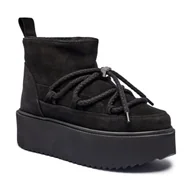 Śniegowce damskie - INUIKII Skórzane śniegowce CLASSIC LOW PLATFORM - miniaturka - grafika 1