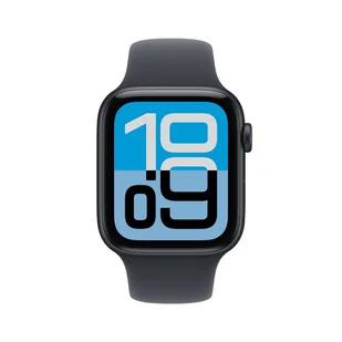 Apple Watch SE 3-gen GPS 44mm aluminium północ pasek sportowy M/L Czarny - Smartwatch - miniaturka - grafika 1