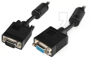 Equip Kabel ( VGA - VGA M-F 5m czarny ferryt ) KABEQUMON0007 [449969] - Kable - miniaturka - grafika 1