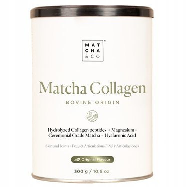 Matcha collagen kolagen z matchą ceremonialną suplement Bovine Origin 300 g
