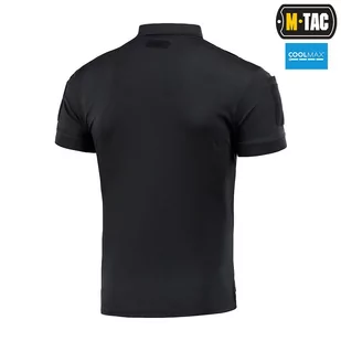 M-Tac - Koszula polo Elite Tactical Coolmax - Czarne - 80010002 - Odzież taktyczna i umundurowanie - miniaturka - grafika 4