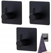 Wieszaki łazienkowe - Łazienkowy Haczyk Wieszak Samoprzylepny 3Szt Loft - miniaturka - grafika 1