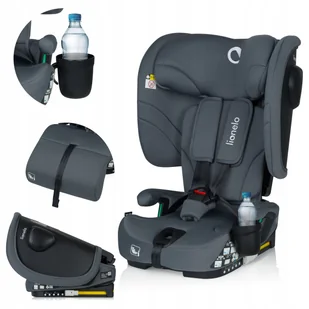 Fotelik samochodowy SKŁADANY 76-150cm ISOFIX 9-36kg SZEROKI Lionelo Nelly - Foteliki samochodowe - miniaturka - grafika 1