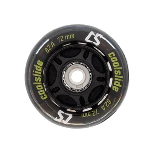 Kółka do rolek COOLSLIDE LED WHEEL 72 M000210548 – Czarny - Akcesoria do skatingu - miniaturka - grafika 1