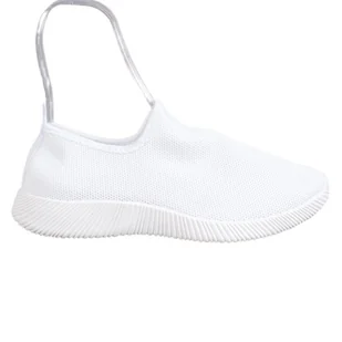 SHELOVET Sportowe Buty Slip On białe - ButyModne - Slip on damskie - miniaturka - grafika 1