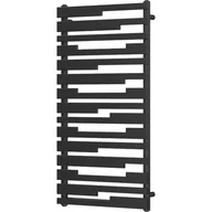 Grzejniki pokojowe - Mexen Provo grzejnik dekoracyjny 1125 x 600 mm, 799 W, czarny - miniaturka - grafika 1