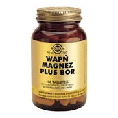 Witaminy i minerały - Solgar Wapń Magnez plus Bor - 100 tabletek - miniaturka - grafika 1