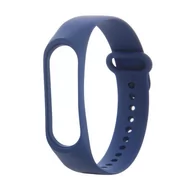 Akcesoria do smartwatchy - TelForceOne Pasek silikonowy do Xiaomi Mi Band 5 / 6 granatowy - miniaturka - grafika 1