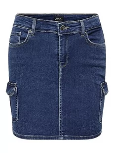 ONLY Women's ONLMISSOURI Life REG CO B Skirt AZ Box spódnica dżinsowa, Medium Blue Denim, 34, niebieski (medium blue denim), 34 - Spódnice - miniaturka - grafika 1