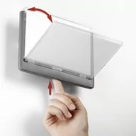 Systemy ekspozycyjne i znaki informacyjne - Durable Tabliczka informacyjna 149x148.5 grafit Click Sign - miniaturka - grafika 1