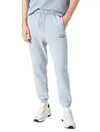 Spodenki męskie - Koton Męskie spodnie dresowe z nadrukiem, Light Indigo (Aa1), S - miniaturka - grafika 1