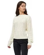 Swetry damskie - Minus Raquel Knit Boatneck sweter damski, Broken White, XL - miniaturka - grafika 1