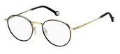 Okulary przeciwsłoneczne - Tommy Hilfiger TH 1820 Oprawki do Okularów Black Gold 50/20/140 donna - miniaturka - grafika 1