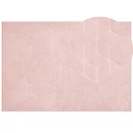 Dywany - Dywan sztuczne futro królika 160 x 230 cm różowy THATTA - miniaturka - grafika 1